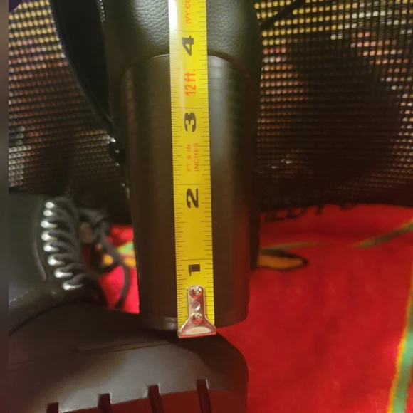 Primark Women's Black Leather Boots  Size 7 - Picture 7 of 12